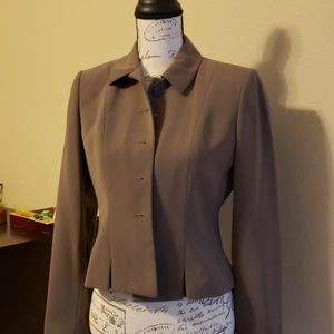 Grey brown 2 pc suit